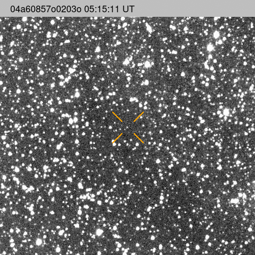 komet di teleskop TESS